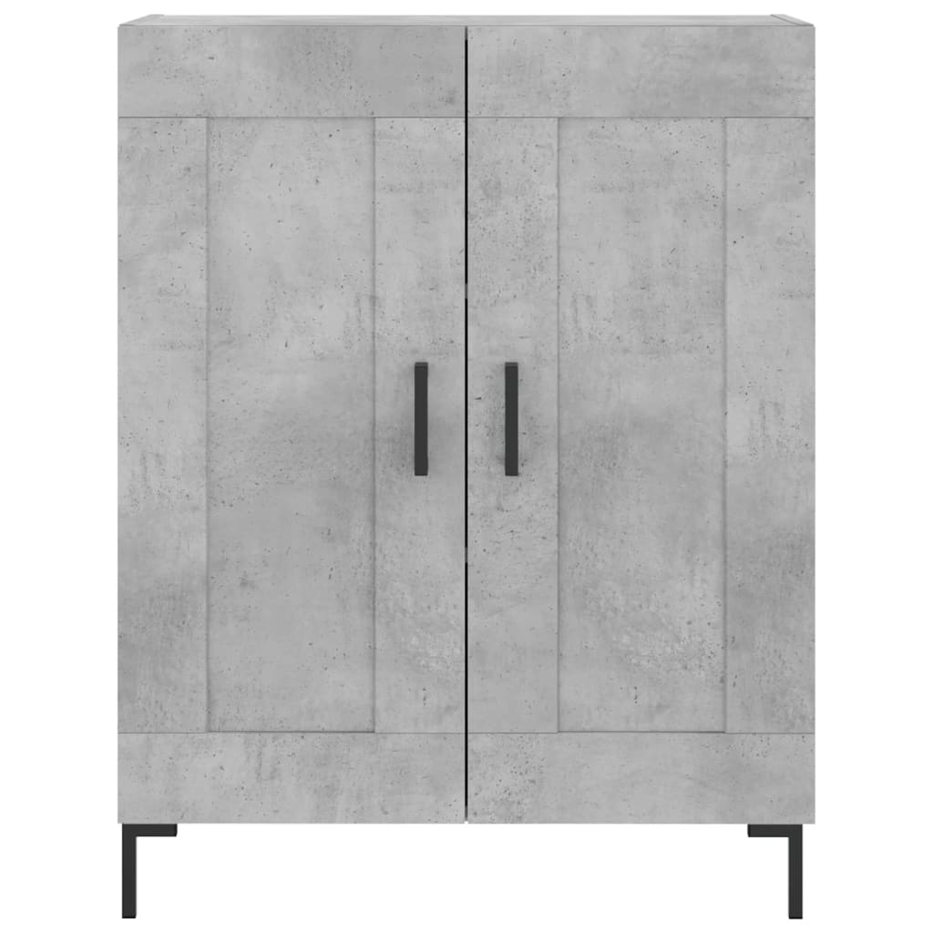 vidaXL Servantă, gri beton, 69,5x34x90 cm, lemn compozit vidaXL Servantă, gri beton, 69,5x34x90 cm, lemn compozit