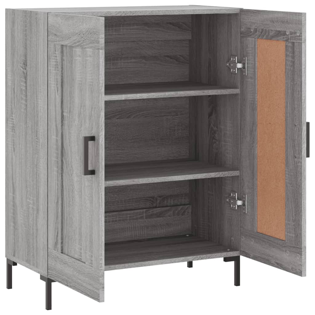 vidaXL Servantă, gri sonoma, 69,5x34x90 cm, lemn compozit vidaXL Servantă, gri sonoma, 69,5x34x90 cm, lemn compozit