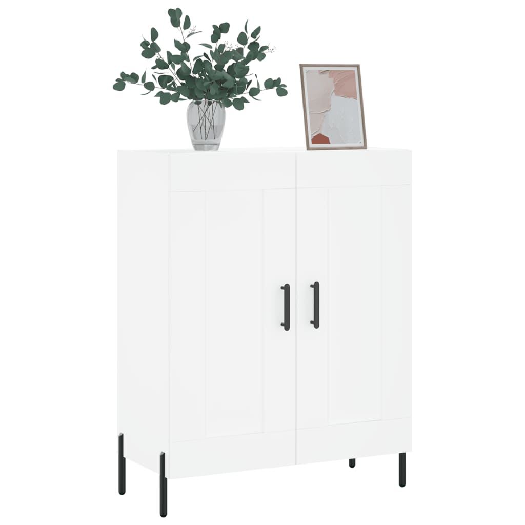 vidaXL Servantă, alb, 69,5x34x90 cm, lemn compozit