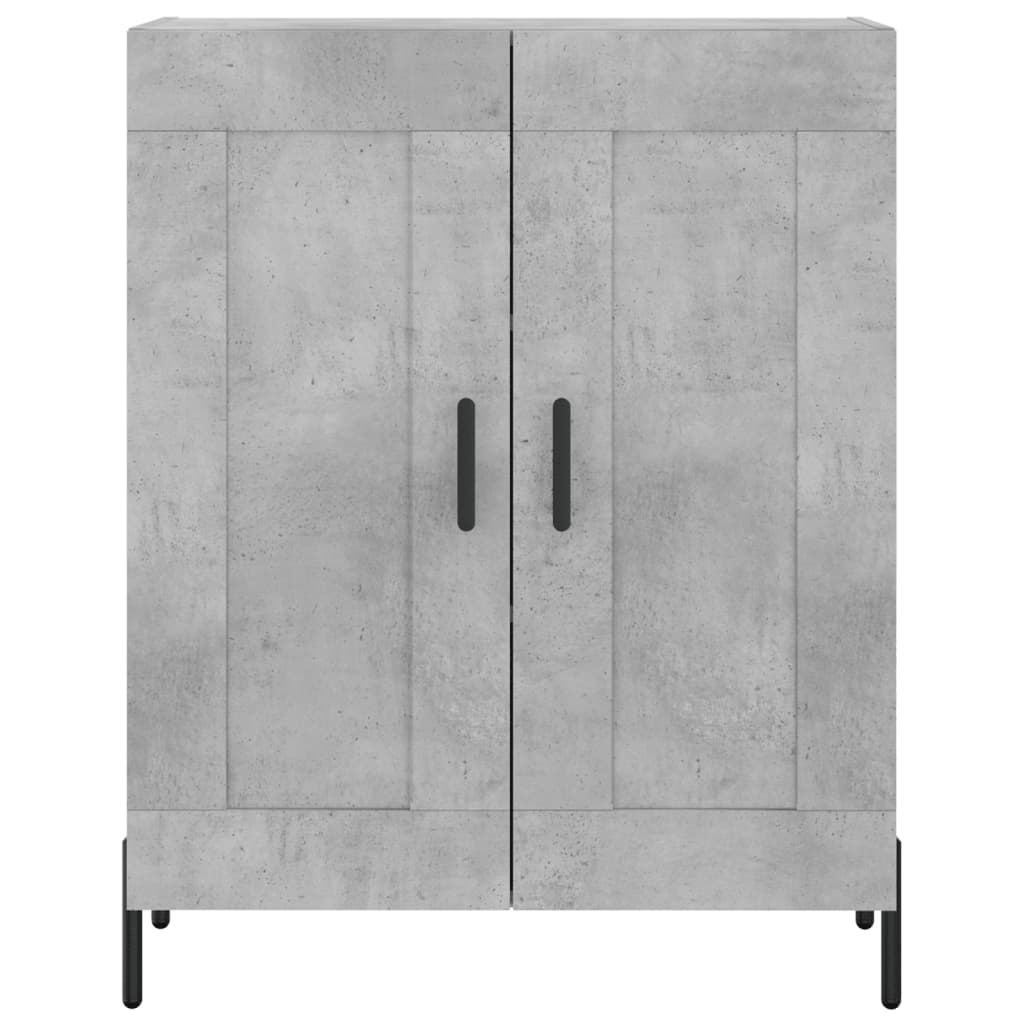 vidaXL Servantă, gri beton, 69,5x34x90 cm, lemn compozit vidaXL Servantă, gri beton, 69,5x34x90 cm, lemn compozit