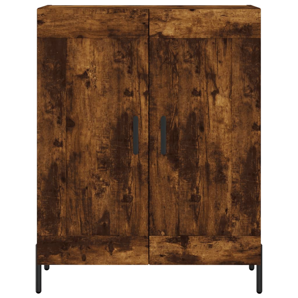 vidaXL Servantă, stejar fumuriu, 69,5x34x90 cm, lemn compozit