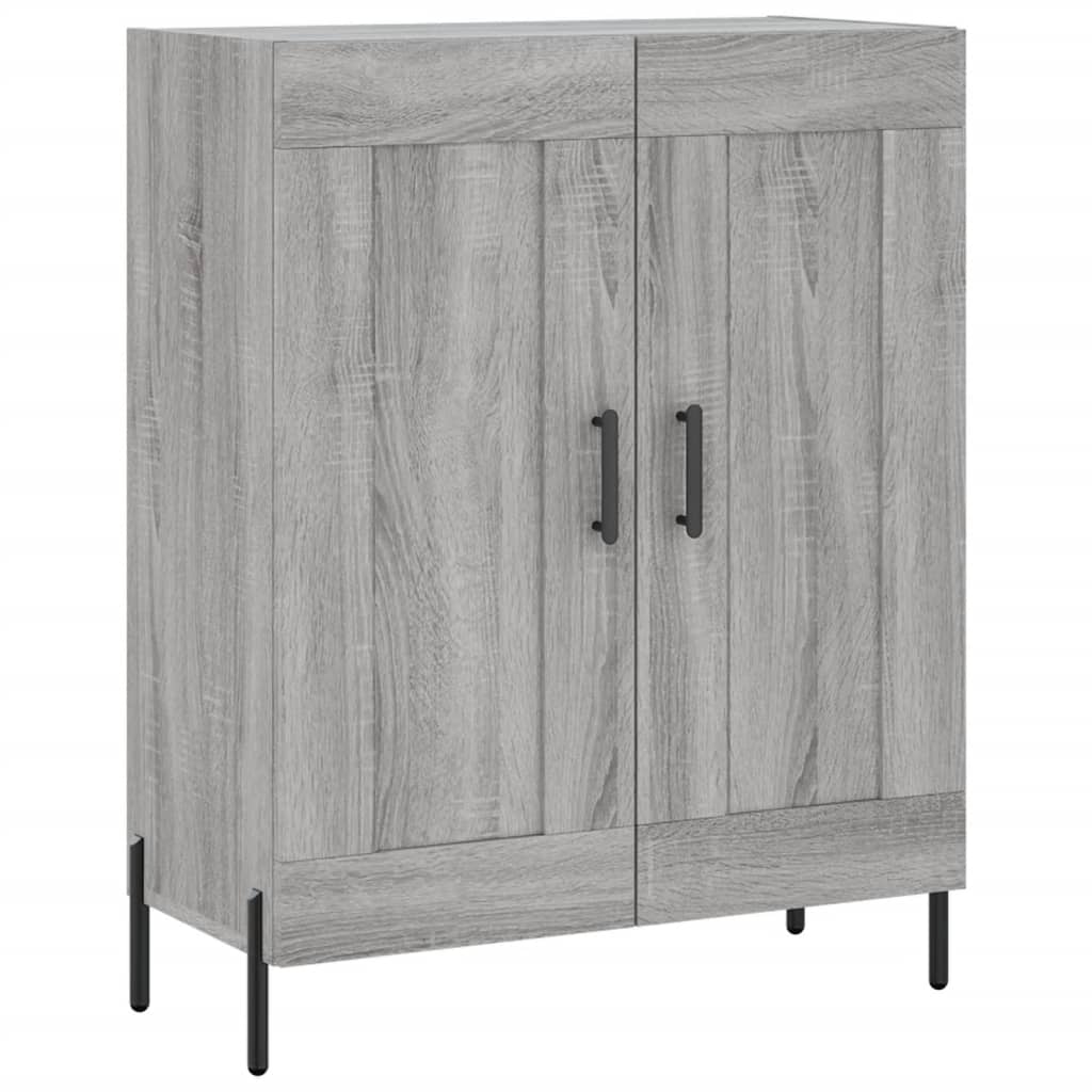 vidaXL Servantă, gri sonoma, 69,5x34x90 cm, lemn compozit vidaXL Servantă, gri sonoma, 69,5x34x90 cm, lemn compozit