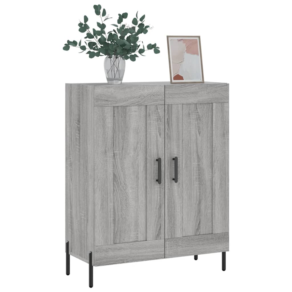 vidaXL Servantă, gri sonoma, 69,5x34x90 cm, lemn compozit vidaXL Servantă, gri sonoma, 69,5x34x90 cm, lemn compozit