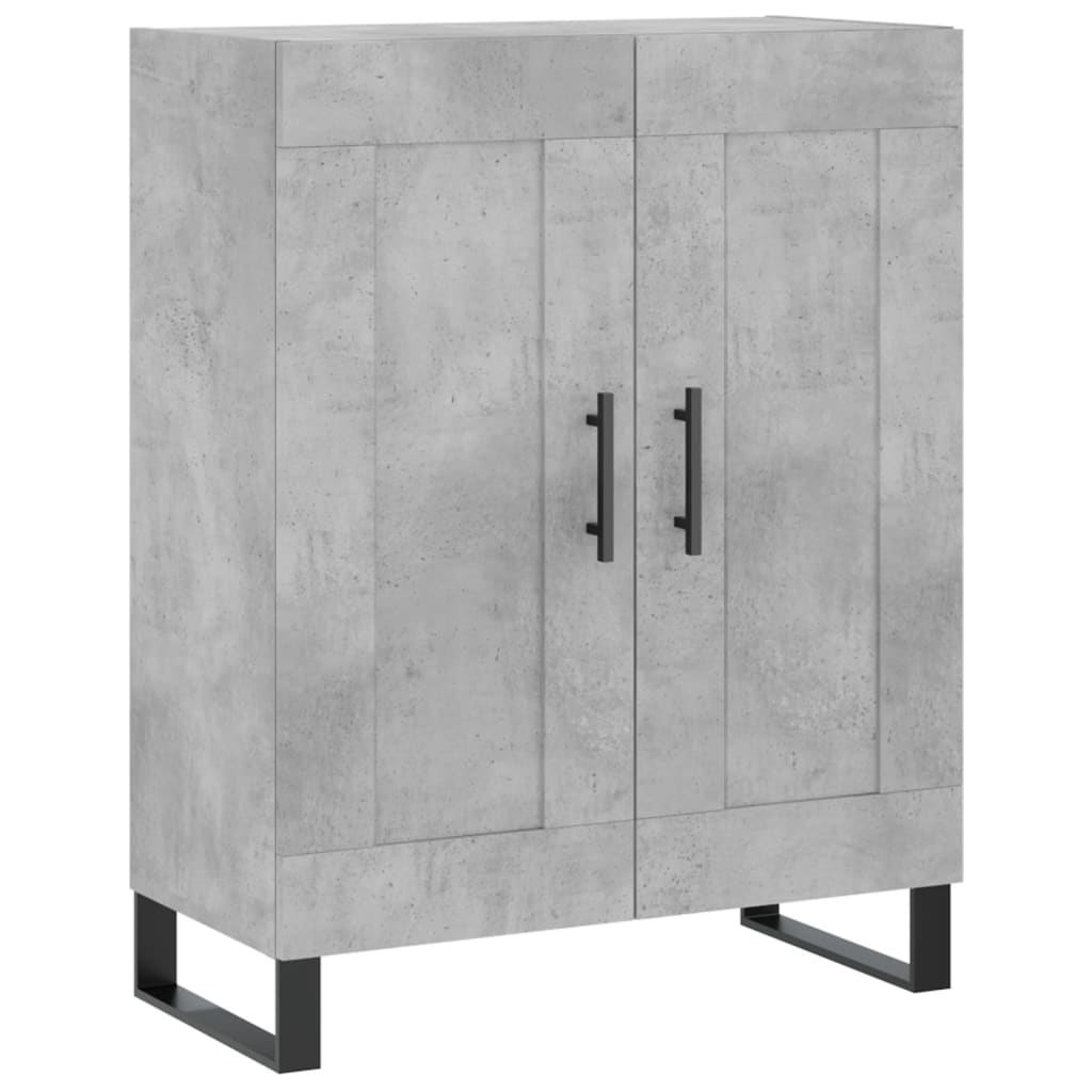 vidaXL Servantă, gri beton, 69,5x34x90 cm, lemn compozit vidaXL Servantă, gri beton, 69,5x34x90 cm, lemn compozit