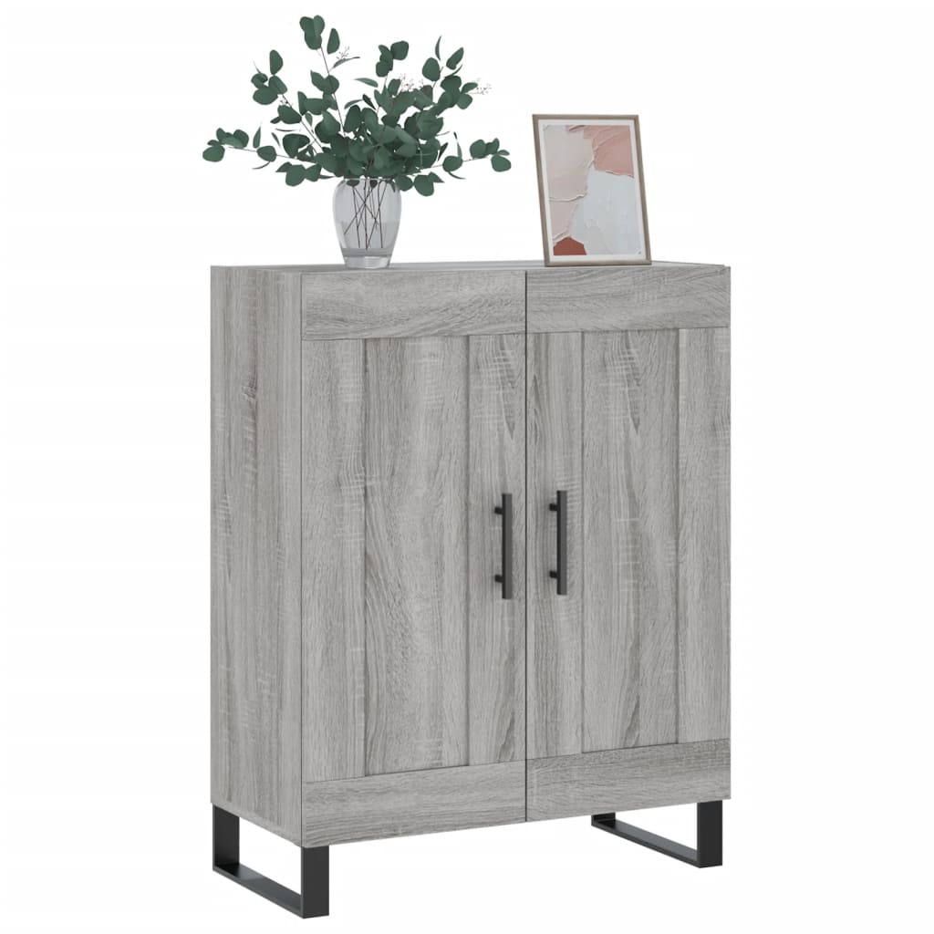 vidaXL Servantă, gri sonoma, 69,5x34x90 cm, lemn compozit vidaXL Servantă, gri sonoma, 69,5x34x90 cm, lemn compozit