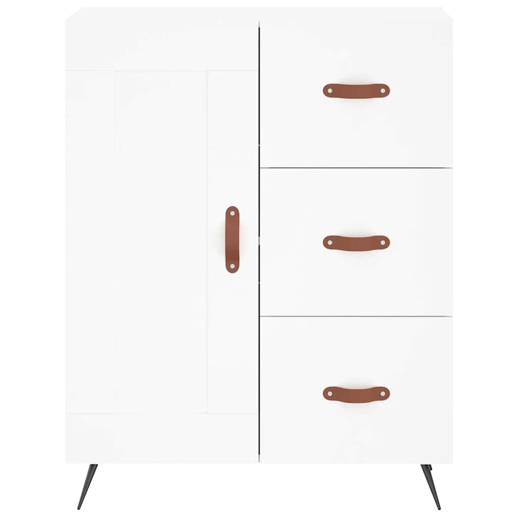 vidaXL Servantă, alb, 69,5x34x90 cm, lemn compozit vidaXL Servantă, alb, 69,5x34x90 cm, lemn compozit