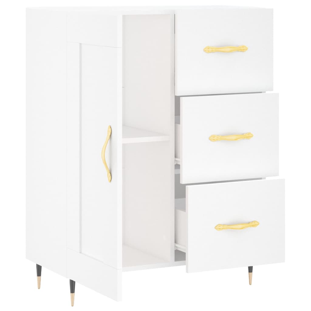 vidaXL Servantă, alb, 69,5x34x90 cm, lemn compozit vidaXL Servantă, alb, 69,5x34x90 cm, lemn compozit