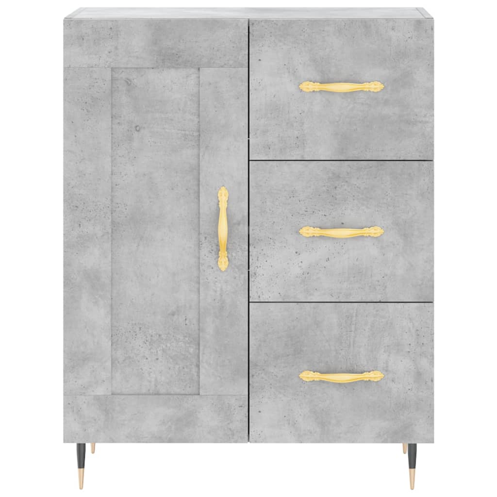 vidaXL Servantă, gri beton, 69,5x34x90 cm, lemn compozit vidaXL Servantă, gri beton, 69,5x34x90 cm, lemn compozit