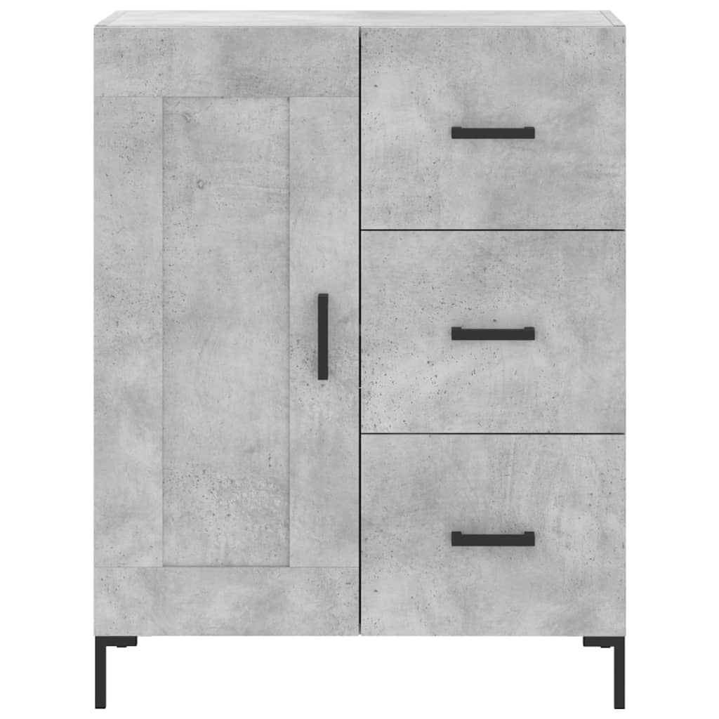 vidaXL Servantă, gri beton, 69,5x34x90 cm, lemn compozit vidaXL Servantă, gri beton, 69,5x34x90 cm, lemn compozit