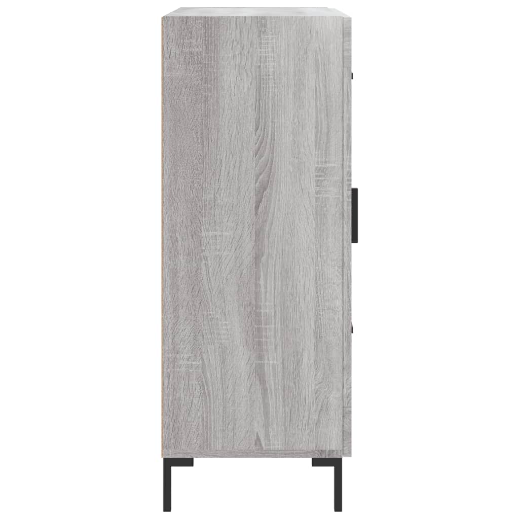 vidaXL Servantă, gri sonoma, 69,5x34x90 cm, lemn compozit