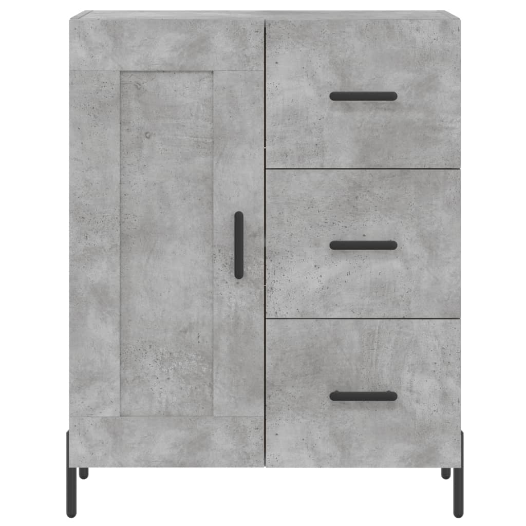 vidaXL Servantă, gri beton, 69,5x34x90 cm, lemn compozit vidaXL Servantă, gri beton, 69,5x34x90 cm, lemn compozit