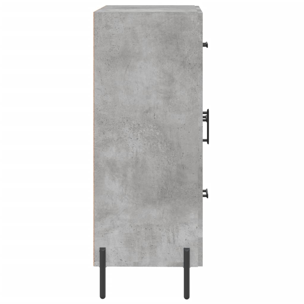 vidaXL Servantă, gri beton, 69,5x34x90 cm, lemn compozit vidaXL Servantă, gri beton, 69,5x34x90 cm, lemn compozit