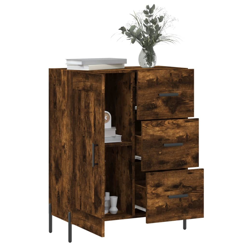 vidaXL Servantă, stejar fumuriu, 69,5x34x90 cm, lemn compozit vidaXL Servantă, stejar fumuriu, 69,5x34x90 cm, lemn compozit