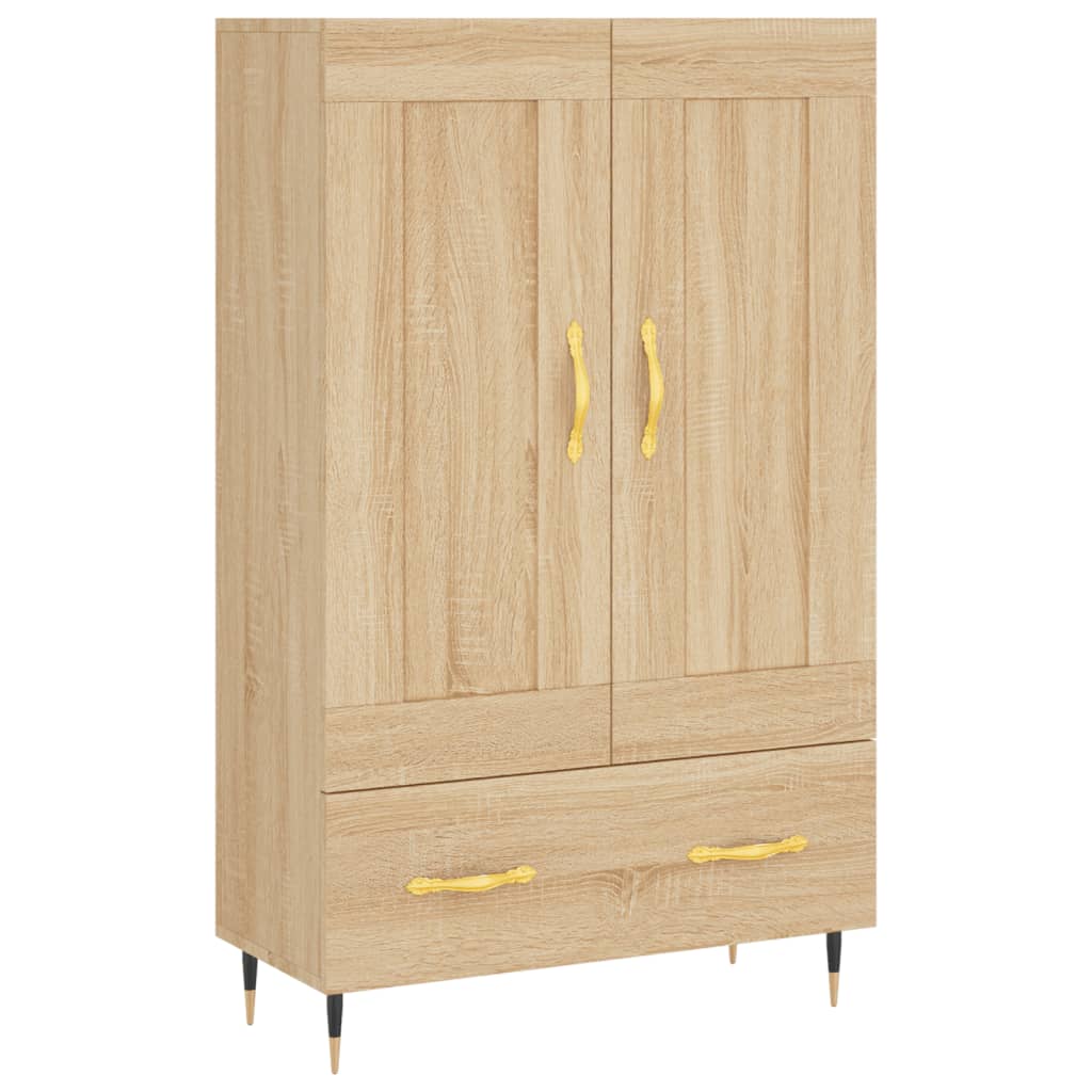 vidaXL Dulap înalt, stejar Sonoma, 69,5x31x115 cm, lemn prelucrat
