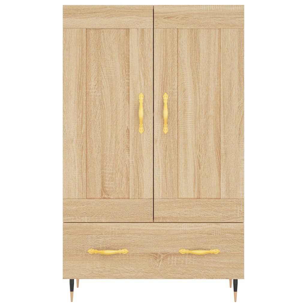 vidaXL Dulap înalt, stejar Sonoma, 69,5x31x115 cm, lemn prelucrat