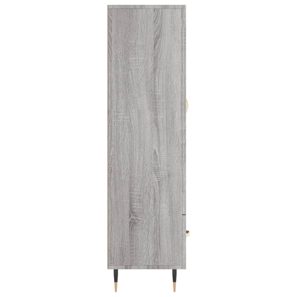 vidaXL Dulap gri Sonoma 69,5x31x115 cm, lemn prelucrat vidaXL Dulap gri Sonoma 69,5x31x115 cm, lemn prelucrat