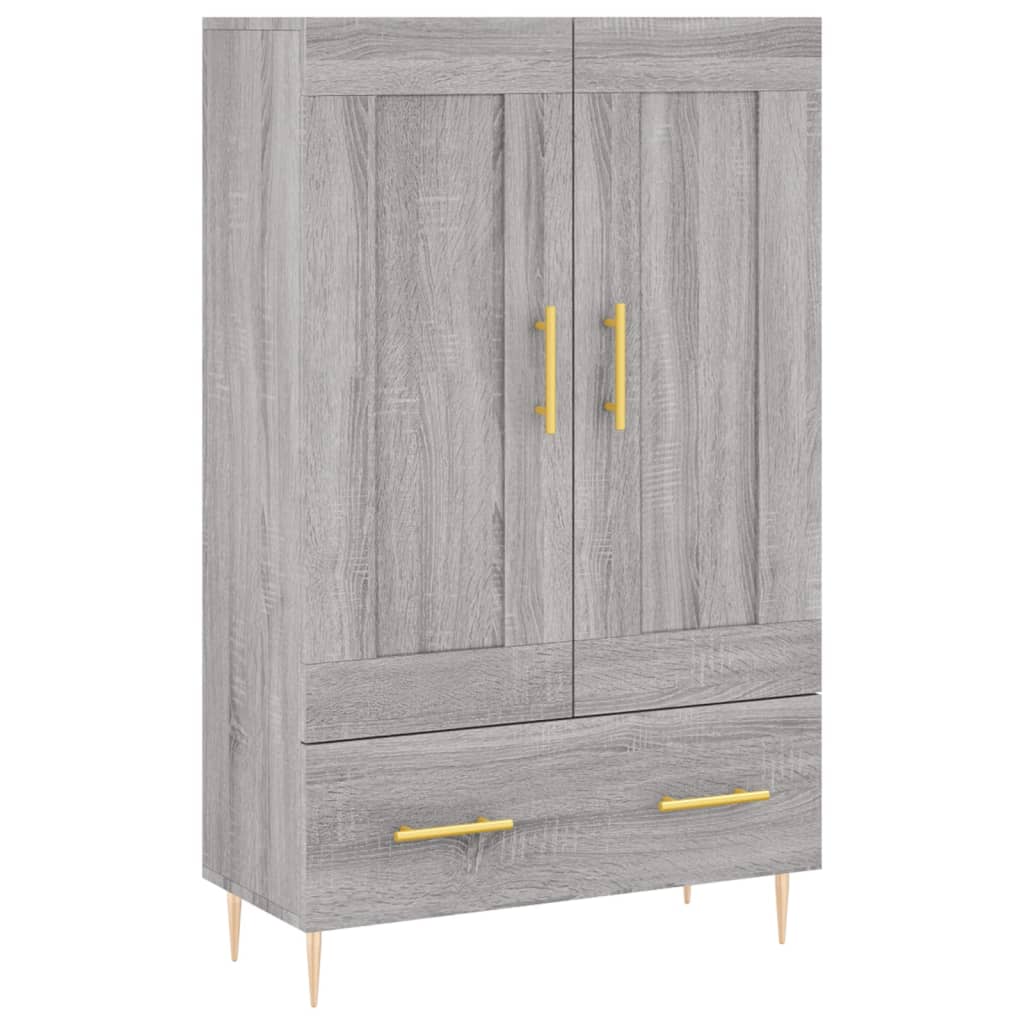 vidaXL Dulap gri Sonoma 69,5x31x115 cm, lemn prelucrat