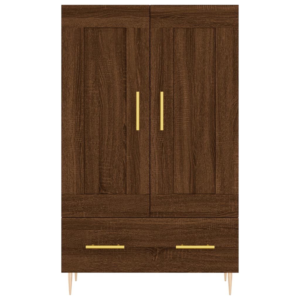 vidaXL Dulap înalt, stejar maro, 69,5x31x115 cm, lemn prelucrat vidaXL Dulap înalt, stejar maro, 69,5x31x115 cm, lemn prelucrat