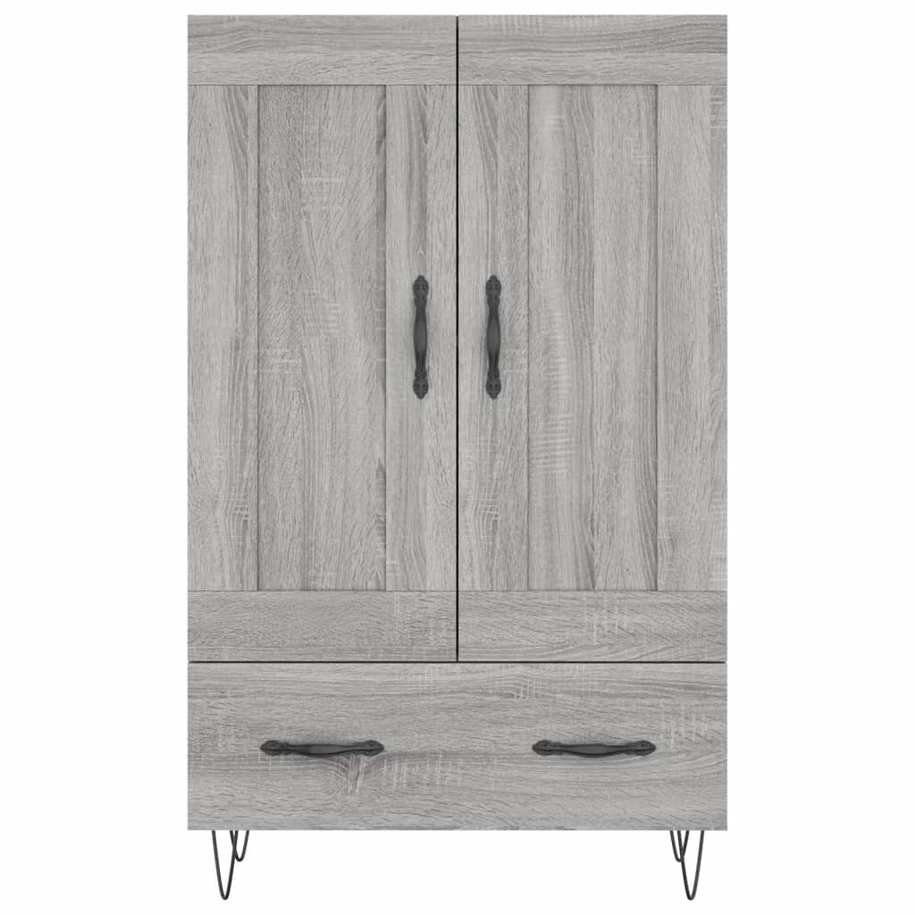 vidaXL Dulap gri Sonoma 69,5x31x115 cm, lemn prelucrat