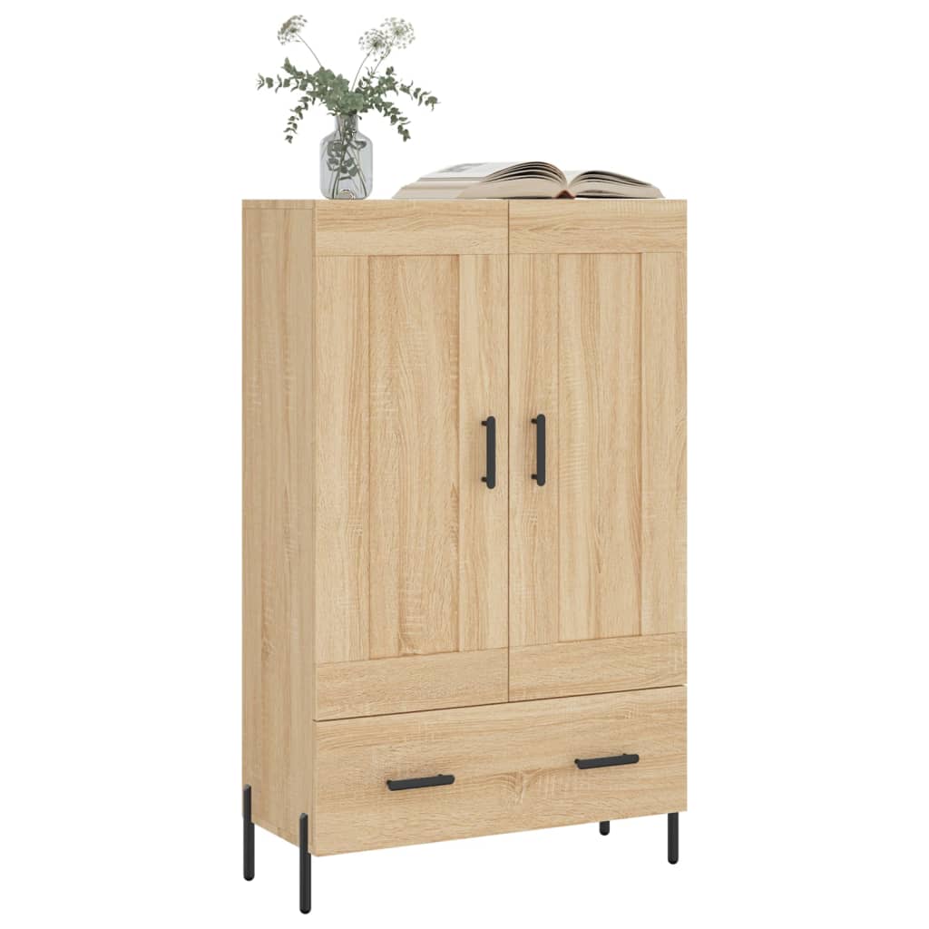 vidaXL Dulap înalt, stejar Sonoma, 69,5x31x115 cm, lemn prelucrat