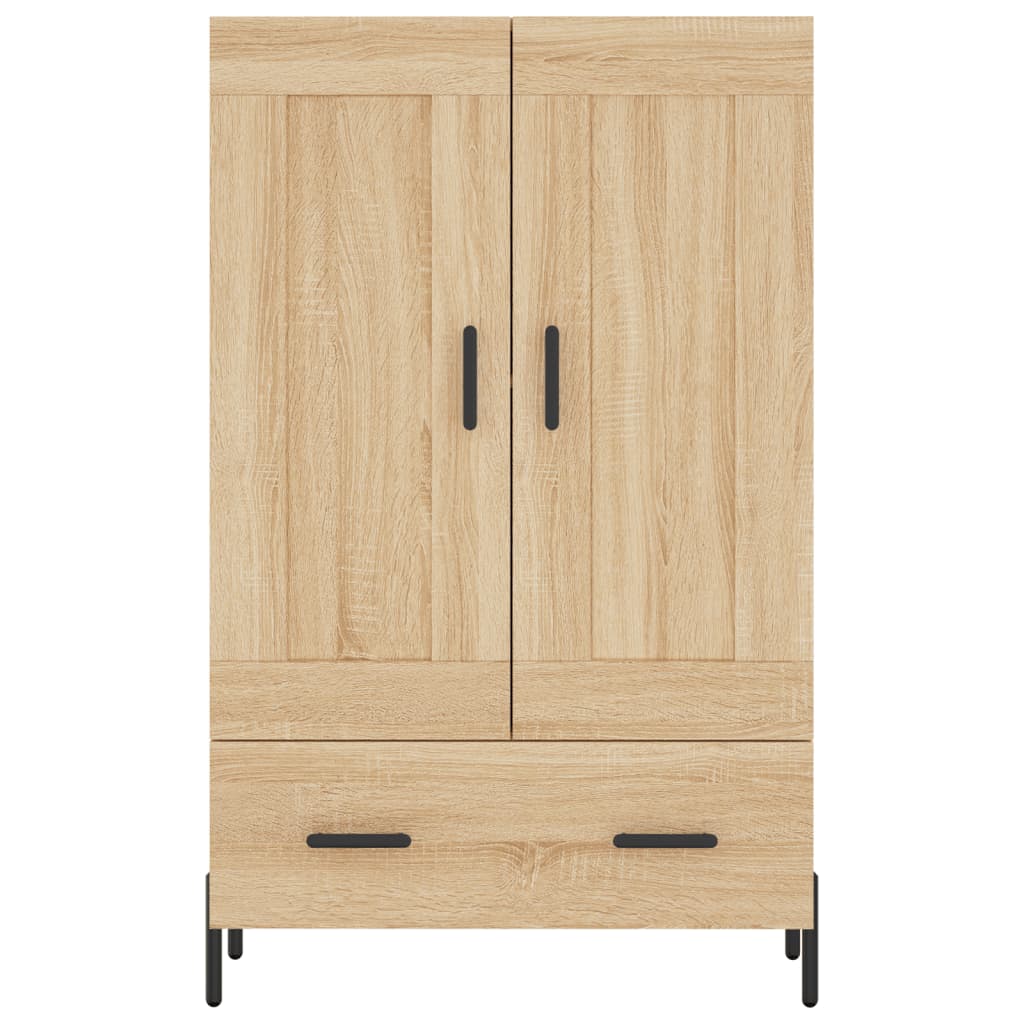 vidaXL Dulap înalt, stejar Sonoma, 69,5x31x115 cm, lemn prelucrat