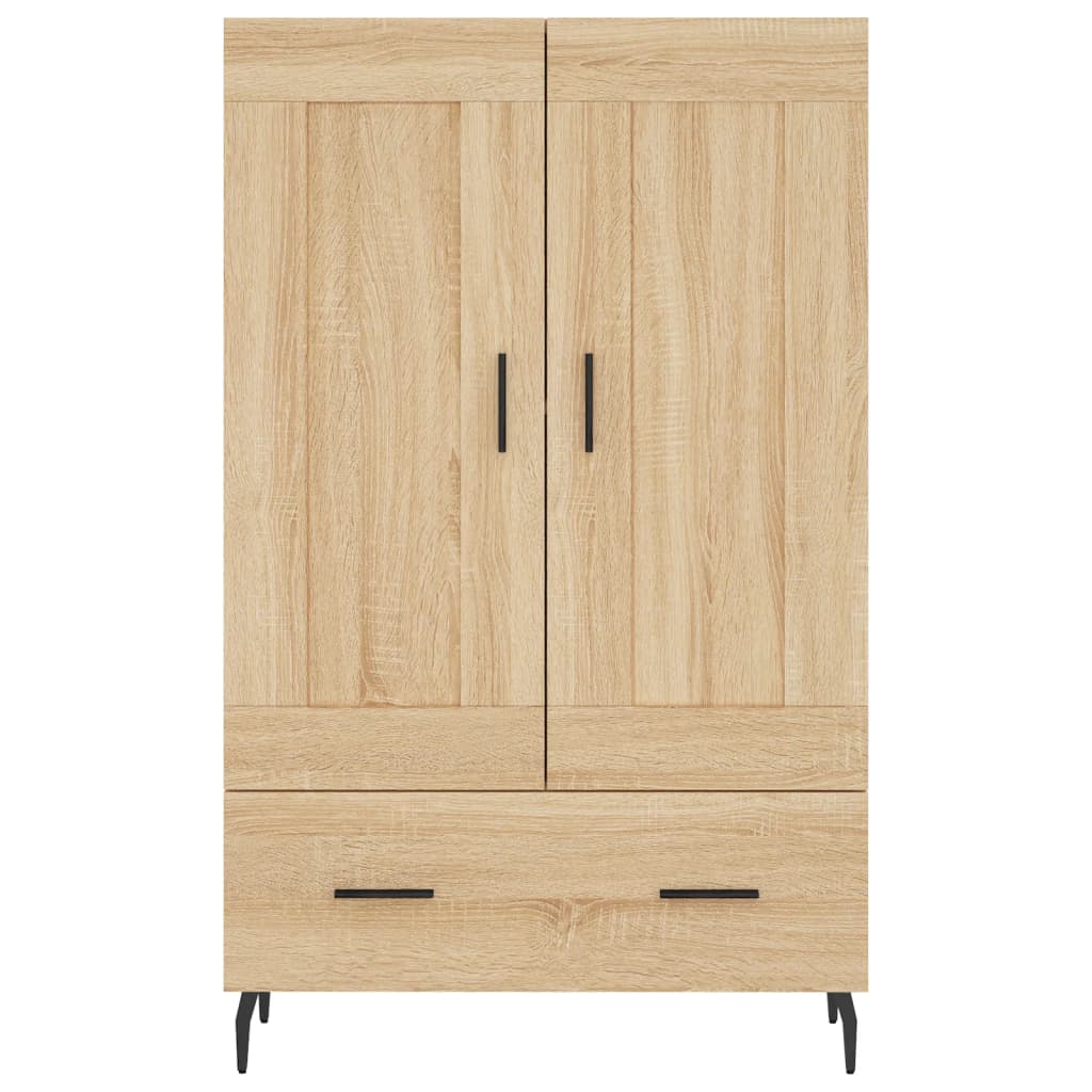 vidaXL Dulap înalt, stejar Sonoma, 69,5x31x115 cm, lemn prelucrat