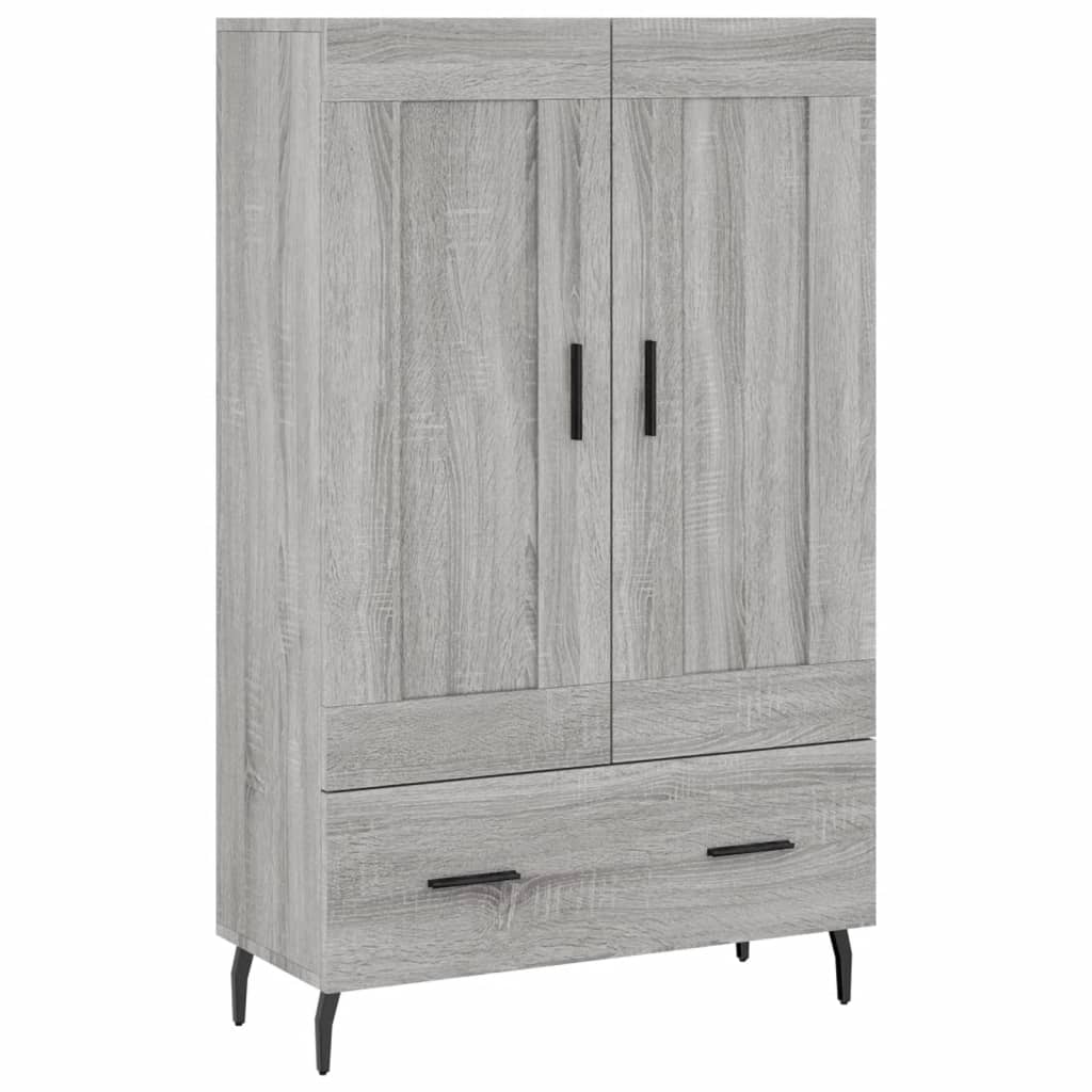 vidaXL Dulap gri Sonoma 69,5x31x115 cm, lemn prelucrat