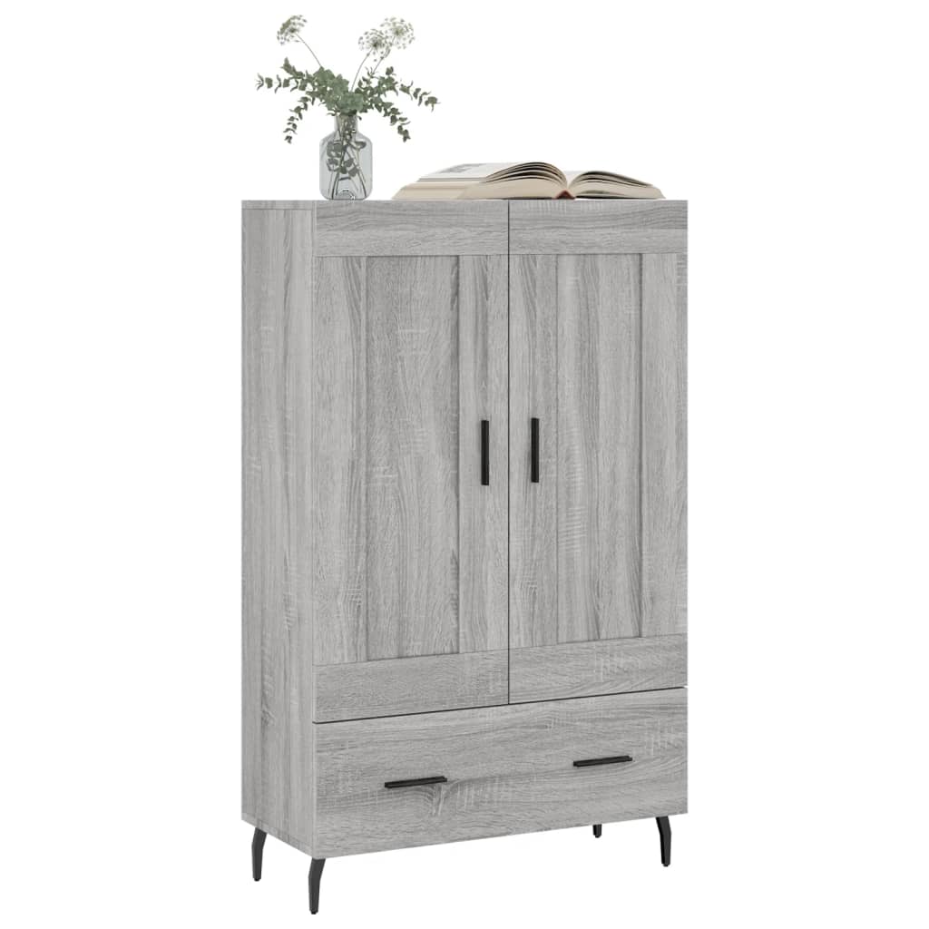 vidaXL Dulap gri Sonoma 69,5x31x115 cm, lemn prelucrat