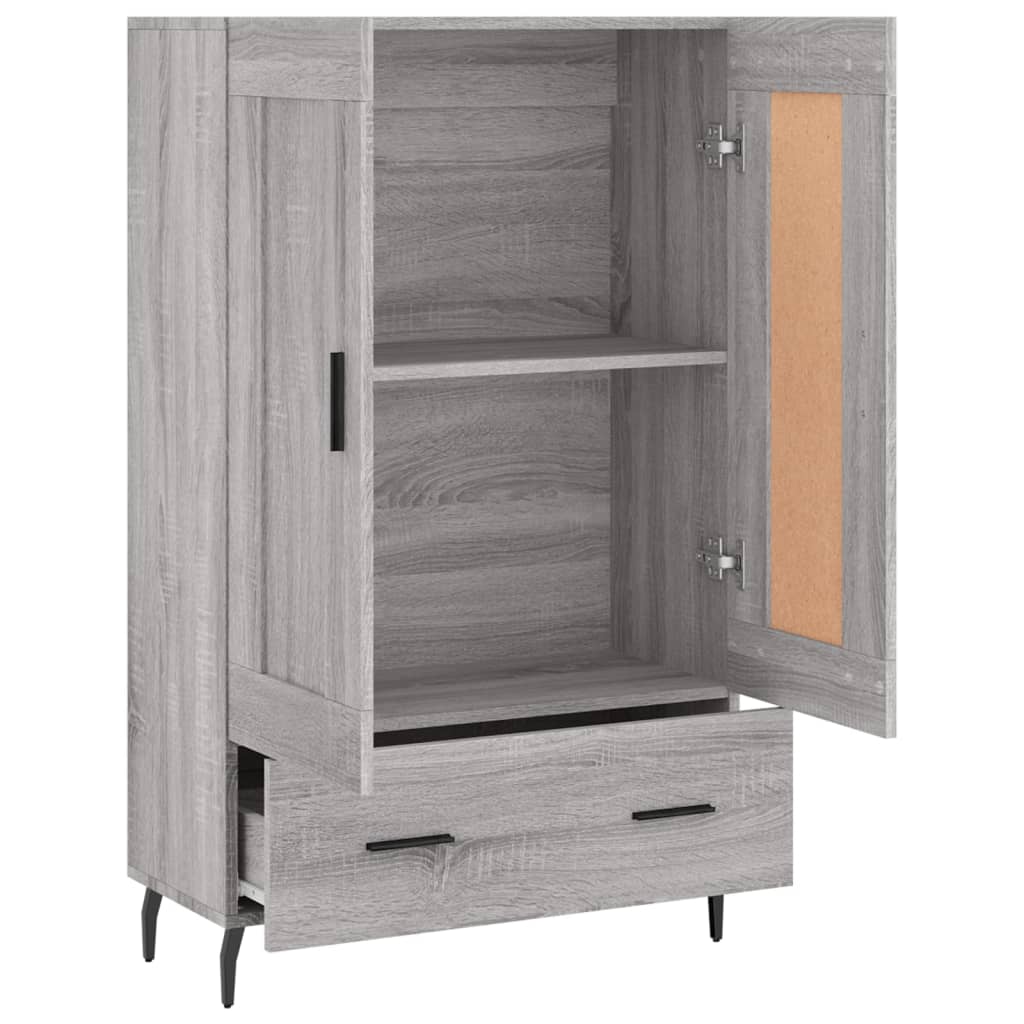 vidaXL Dulap gri Sonoma 69,5x31x115 cm, lemn prelucrat