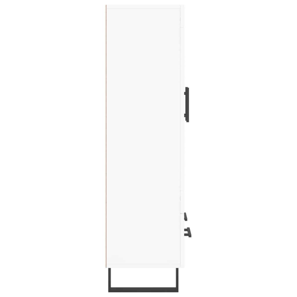 vidaXL Dulap înalt, alb, 69,5x31x115 cm, lemn prelucrat