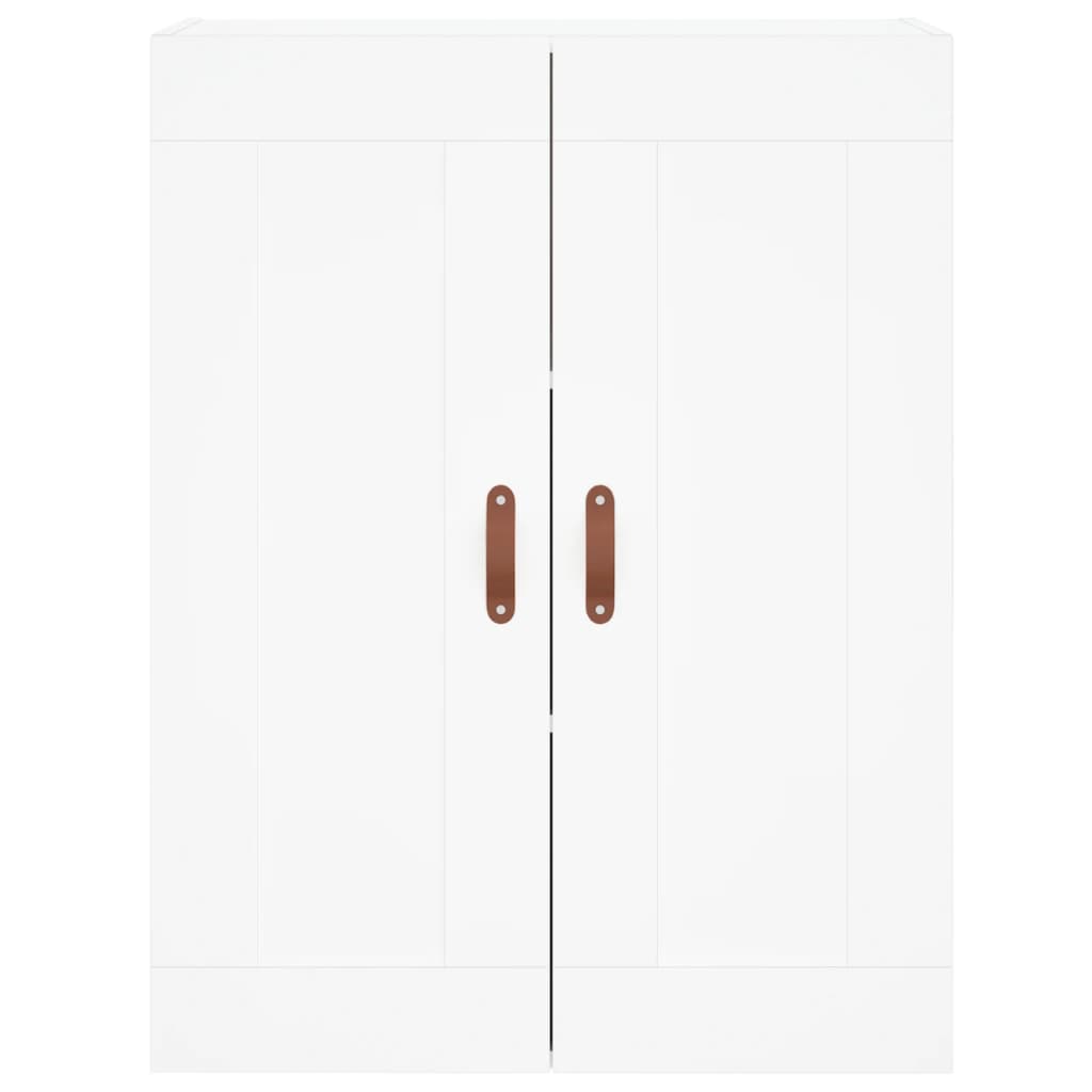 vidaXL Dulap montat pe perete, alb, 69,5x34x90 cm, lemn prelucrat