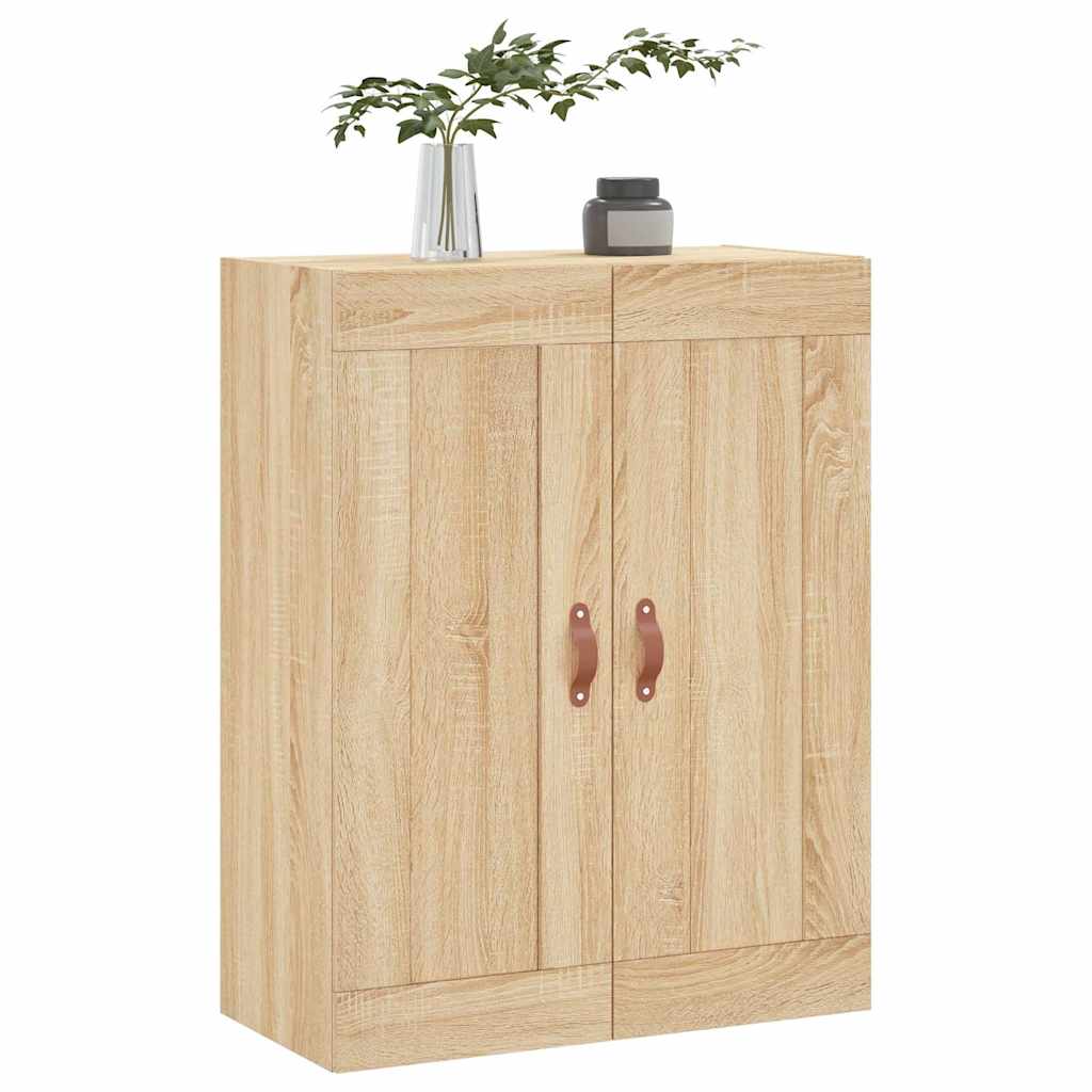 vidaXL Dulap TV pe perete stejar sonoma, 69,5x34x90 cm, lemn prelucrat