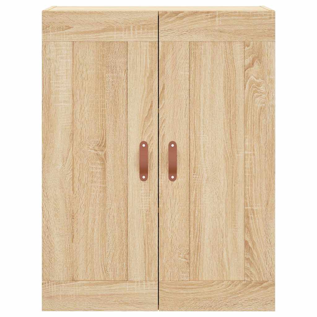 vidaXL Dulap TV pe perete stejar sonoma, 69,5x34x90 cm, lemn prelucrat