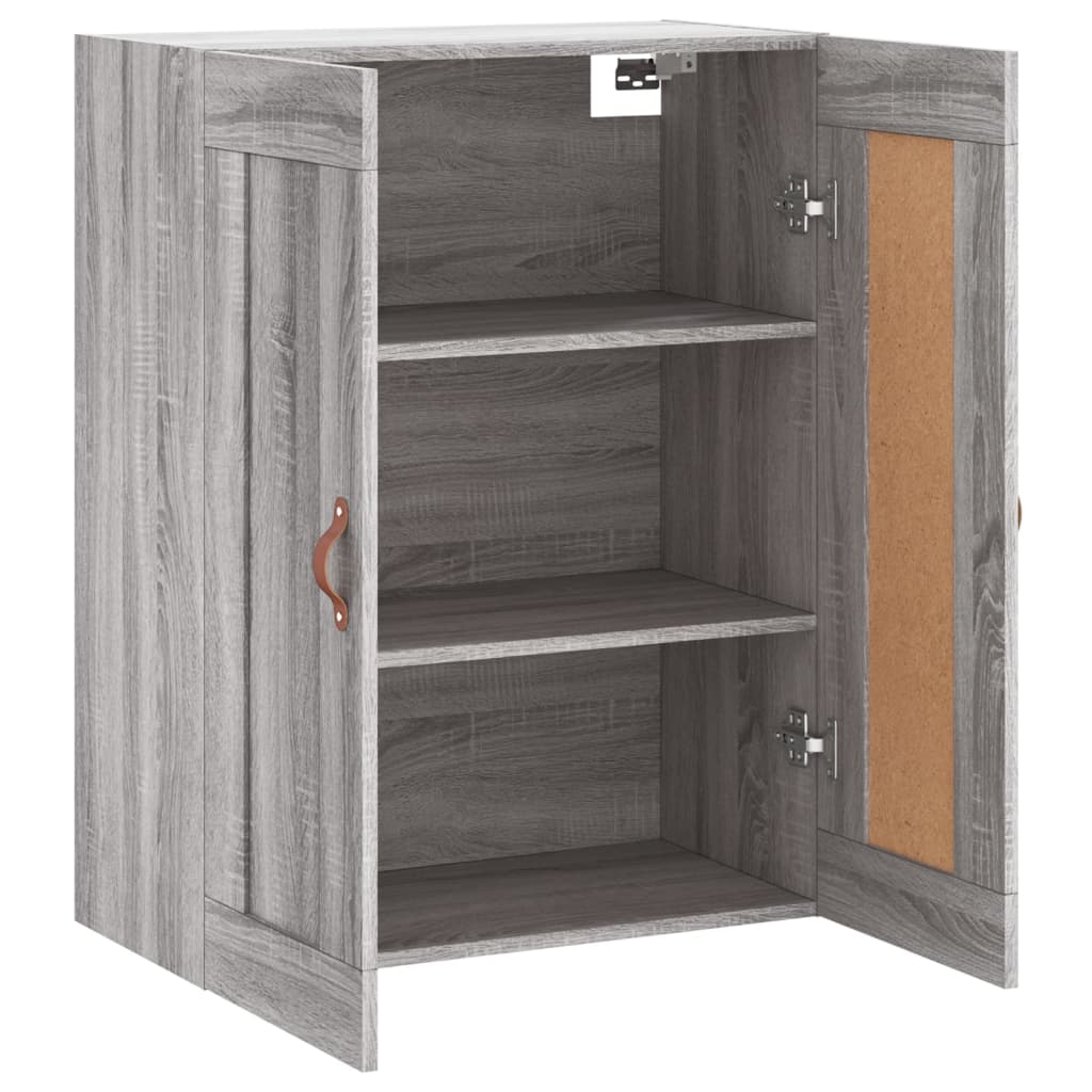 vidaXL Dulap pe perete, sonoma gri, 69,5x34x90 cm, lemn prelucrat vidaXL Dulap pe perete, sonoma gri, 69,5x34x90 cm, lemn prelucrat
