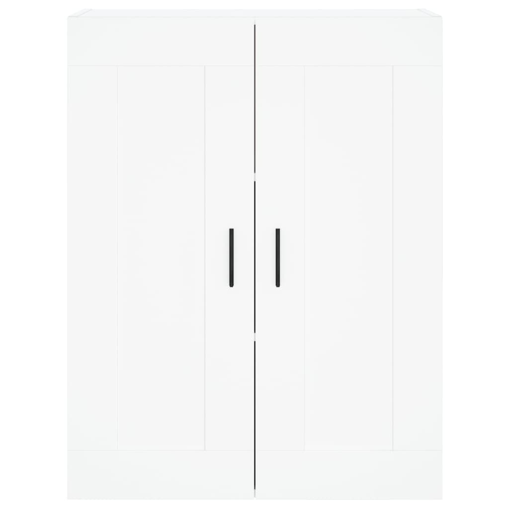 vidaXL Dulap montat pe perete, alb, 69,5x34x90 cm, lemn prelucrat