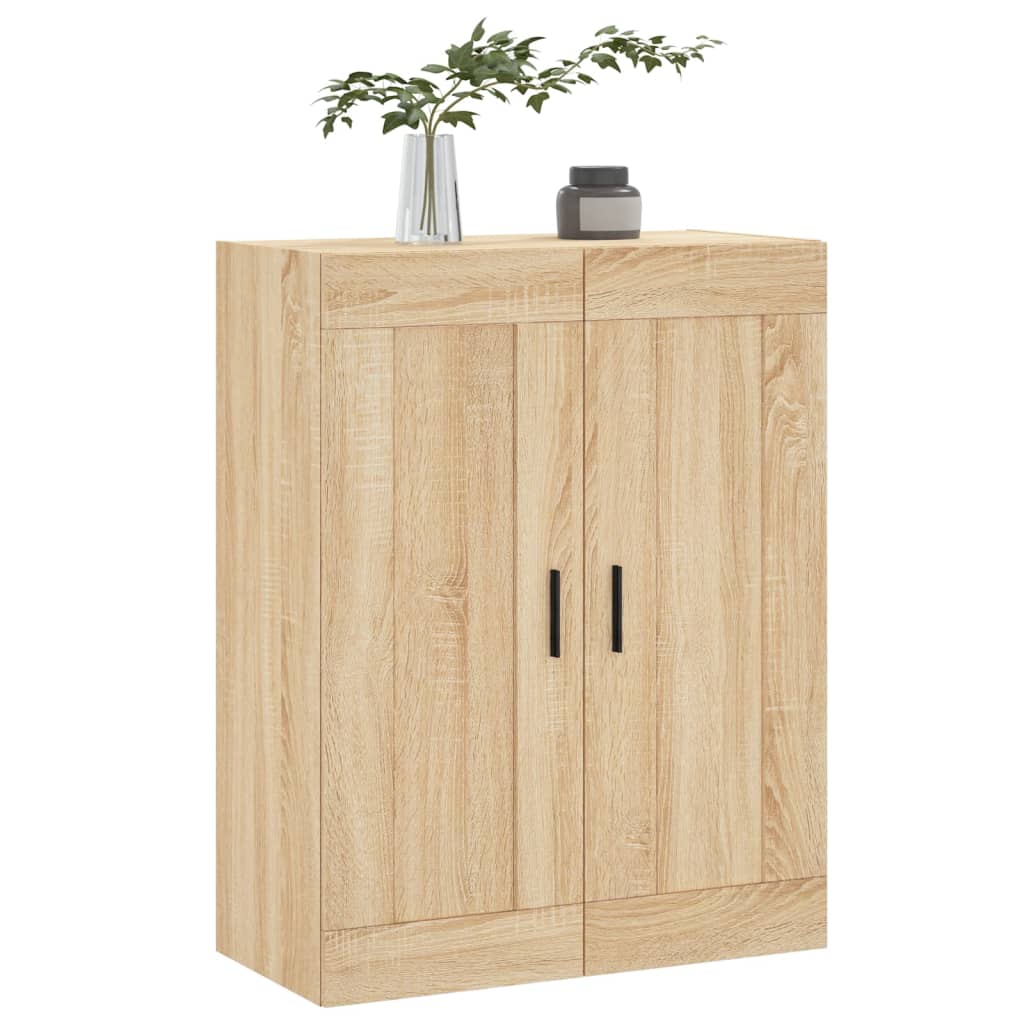 vidaXL Dulap TV pe perete stejar sonoma, 69,5x34x90 cm, lemn prelucrat