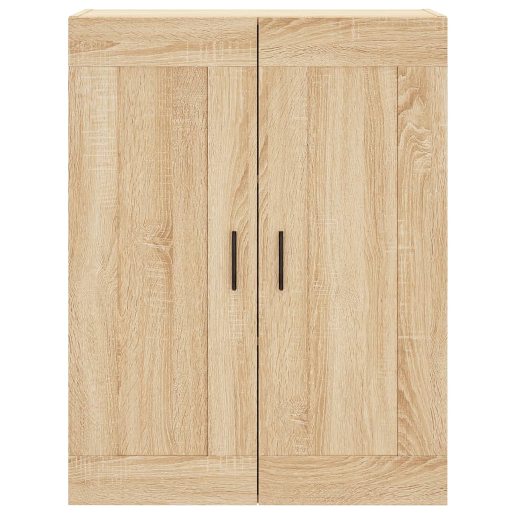 vidaXL Dulap TV pe perete stejar sonoma, 69,5x34x90 cm, lemn prelucrat