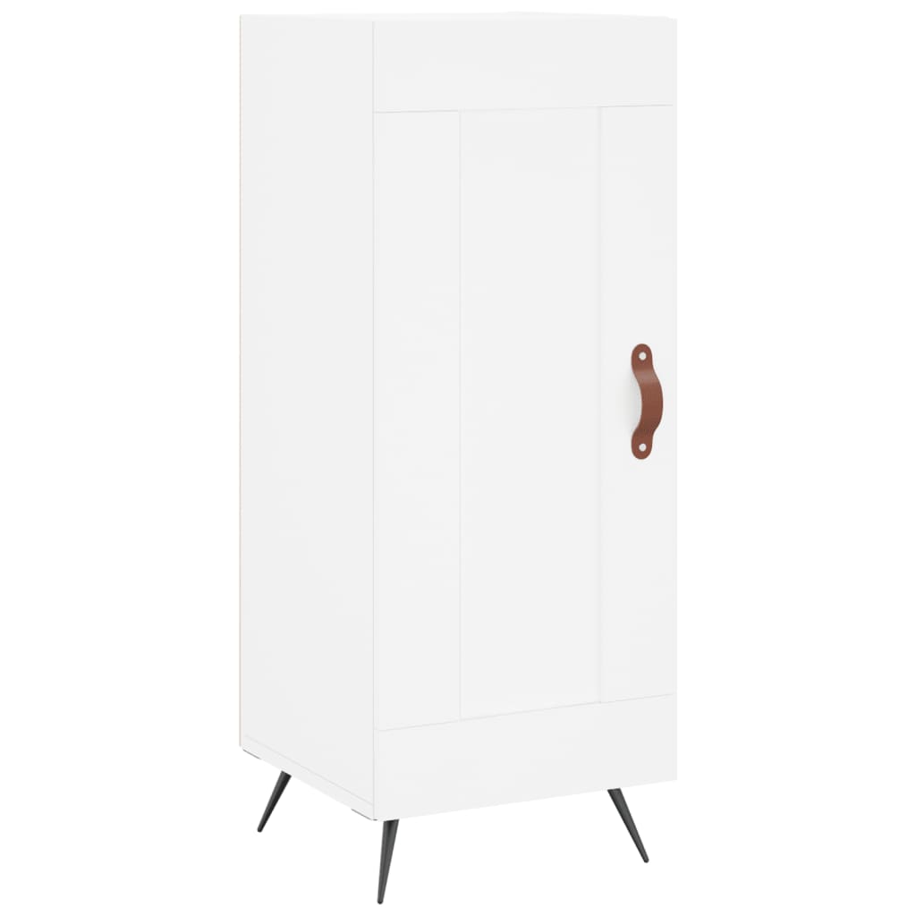 vidaXL Servantă, alb, 34,5x34x90 cm, lemn compozit vidaXL Servantă, alb, 34,5x34x90 cm, lemn compozit