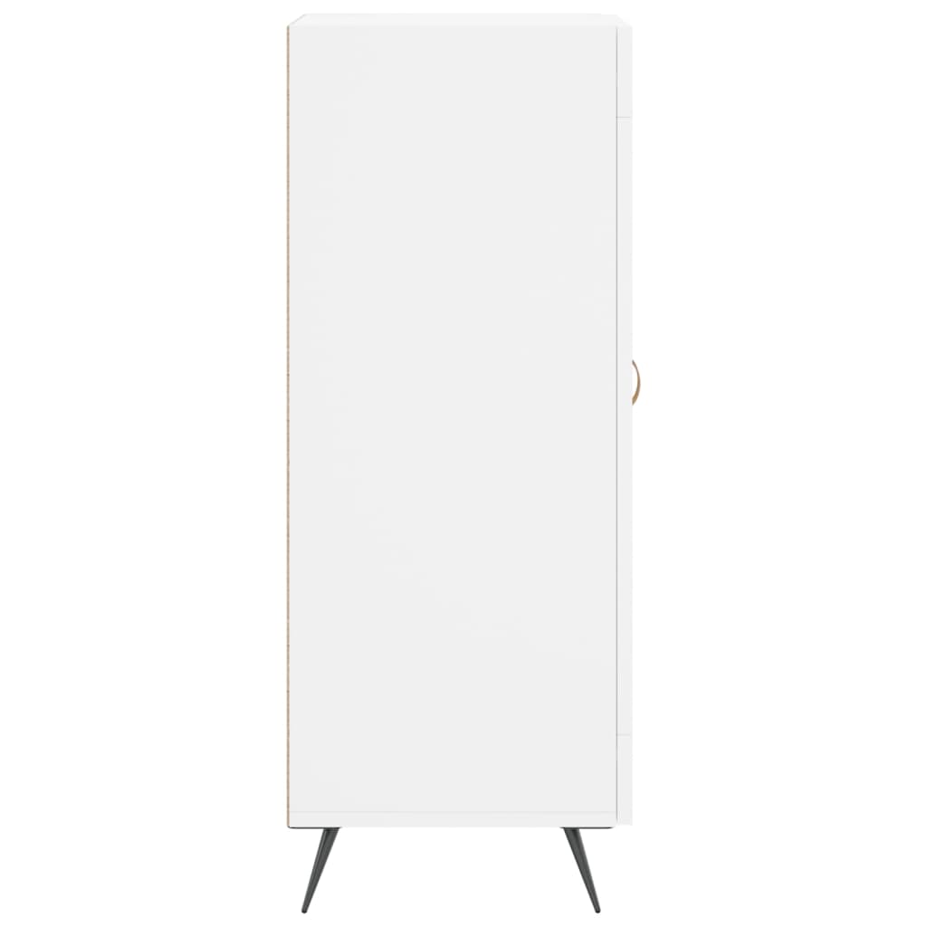 vidaXL Servantă, alb, 34,5x34x90 cm, lemn compozit vidaXL Servantă, alb, 34,5x34x90 cm, lemn compozit
