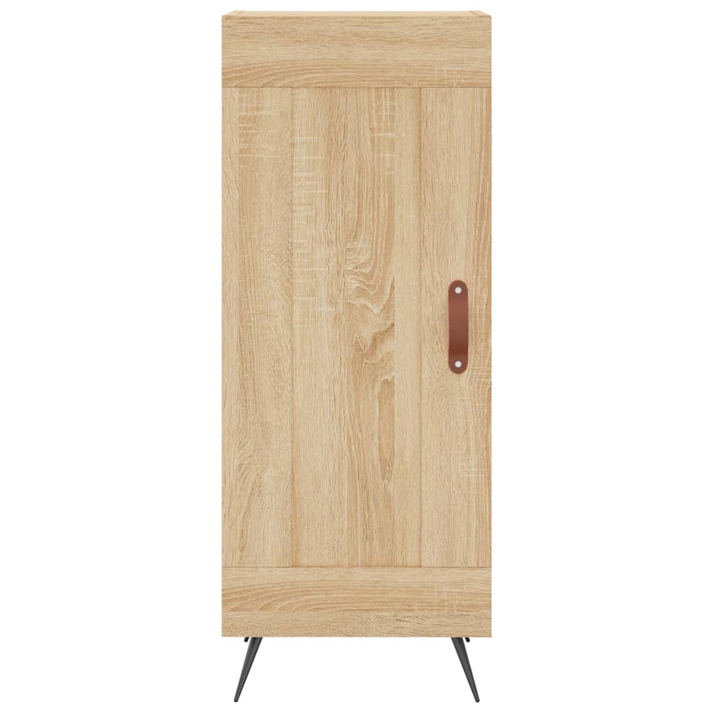 vidaXL Servantă, stejar sonoma, 34,5x34x90 cm, lemn compozit vidaXL Servantă, stejar sonoma, 34,5x34x90 cm, lemn compozit