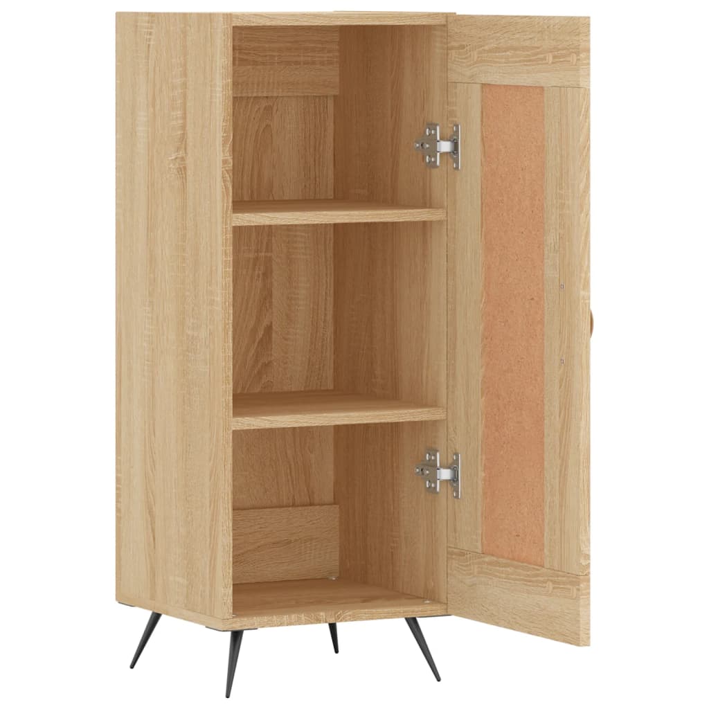 vidaXL Servantă, stejar sonoma, 34,5x34x90 cm, lemn compozit vidaXL Servantă, stejar sonoma, 34,5x34x90 cm, lemn compozit