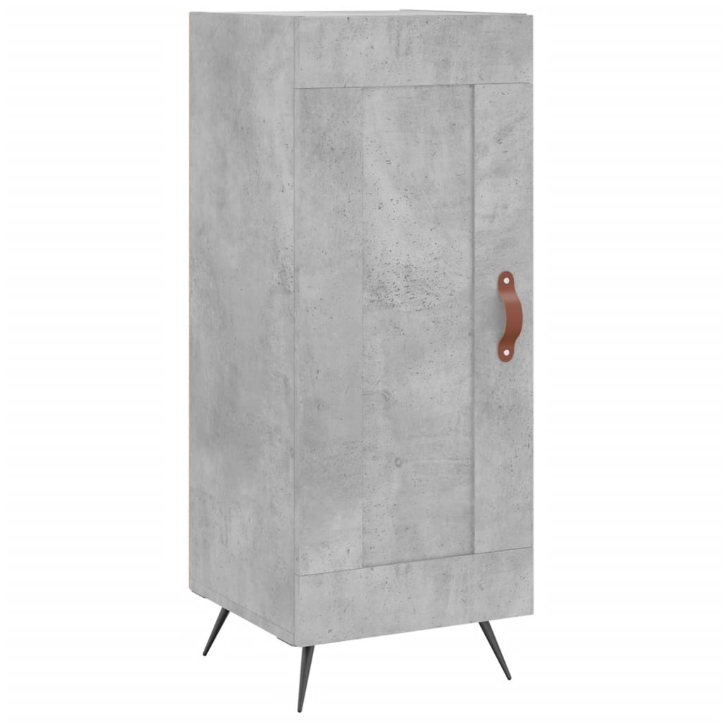 vidaXL Servantă, gri beton, 34,5x34x90 cm, lemn compozit vidaXL Servantă, gri beton, 34,5x34x90 cm, lemn compozit