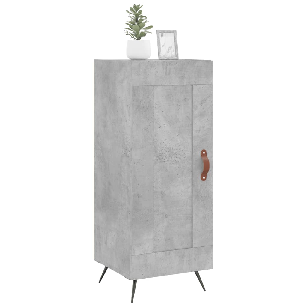 vidaXL Servantă, gri beton, 34,5x34x90 cm, lemn compozit vidaXL Servantă, gri beton, 34,5x34x90 cm, lemn compozit