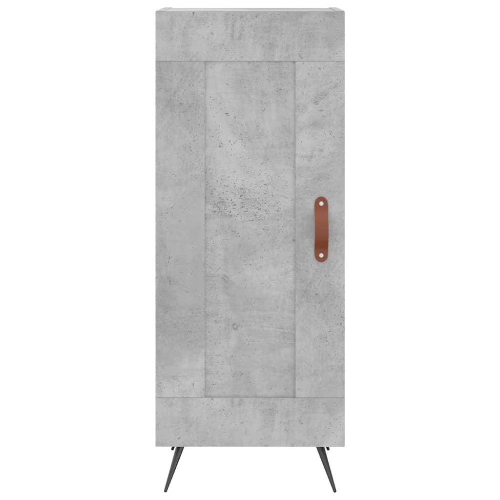 vidaXL Servantă, gri beton, 34,5x34x90 cm, lemn compozit vidaXL Servantă, gri beton, 34,5x34x90 cm, lemn compozit