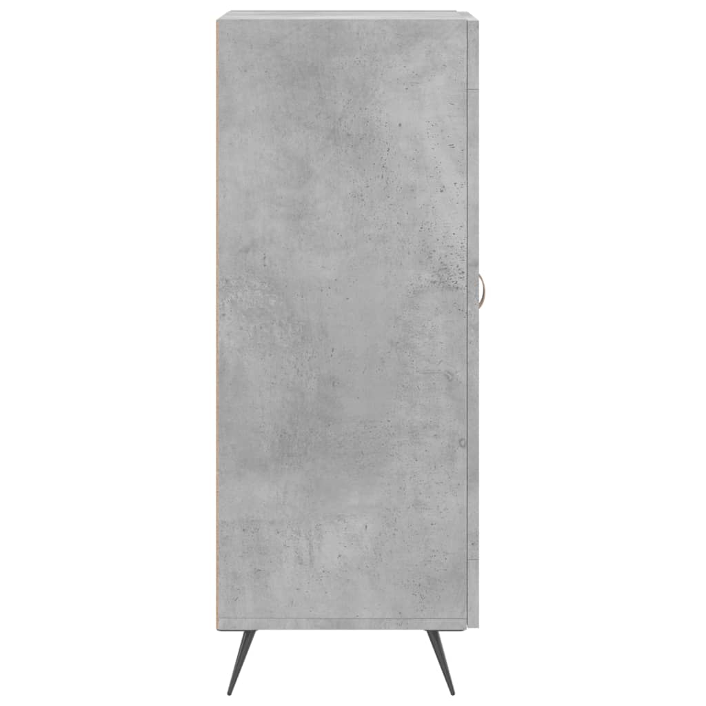 vidaXL Servantă, gri beton, 34,5x34x90 cm, lemn compozit vidaXL Servantă, gri beton, 34,5x34x90 cm, lemn compozit