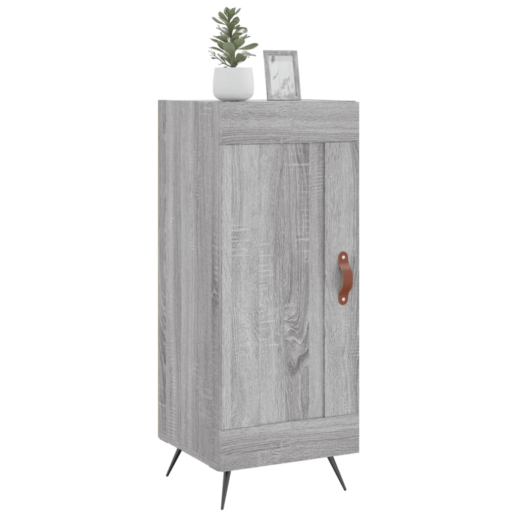 vidaXL Servantă, gri sonoma, 34,5x34x90 cm, lemn compozit vidaXL Servantă, gri sonoma, 34,5x34x90 cm, lemn compozit