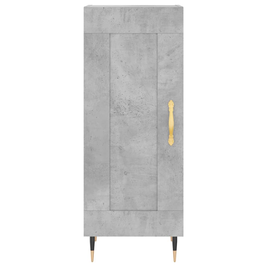vidaXL Servantă, gri beton, 34,5x34x90 cm, lemn compozit vidaXL Servantă, gri beton, 34,5x34x90 cm, lemn compozit