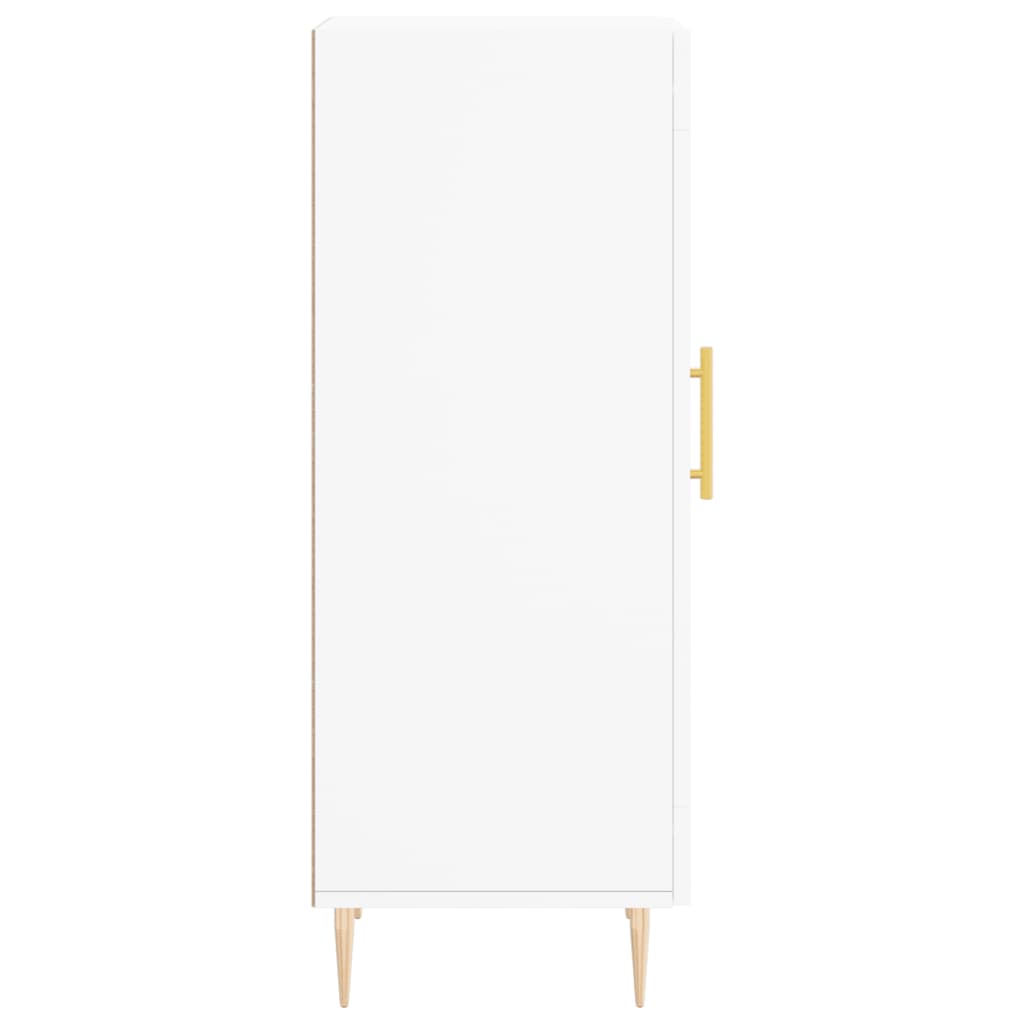 vidaXL Servantă, alb, 34,5x34x90 cm, lemn compozit vidaXL Servantă, alb, 34,5x34x90 cm, lemn compozit