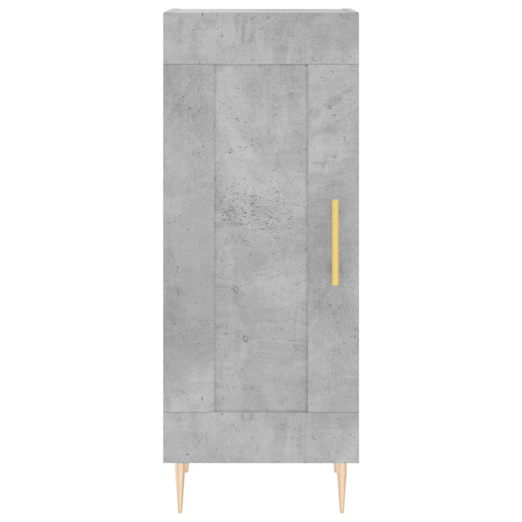 vidaXL Servantă, gri beton, 34,5x34x90 cm, lemn compozit vidaXL Servantă, gri beton, 34,5x34x90 cm, lemn compozit