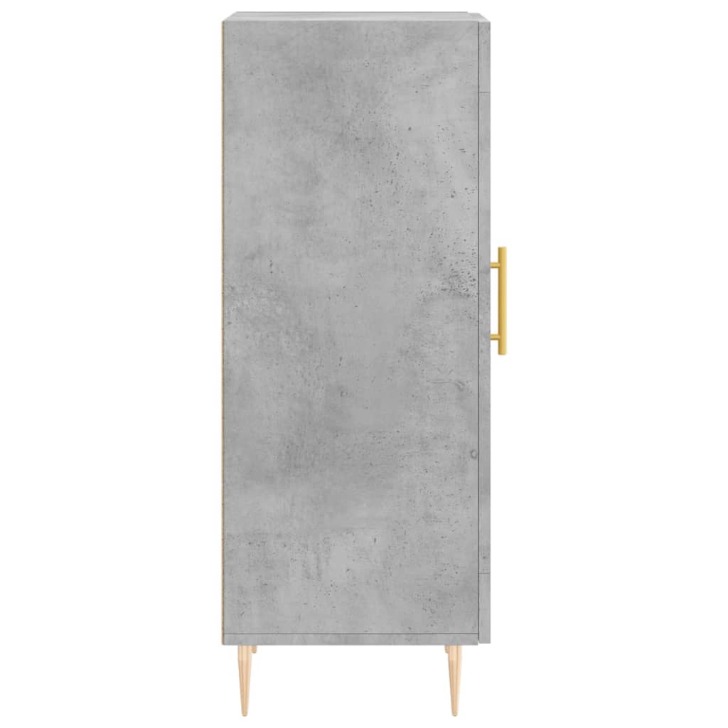 vidaXL Servantă, gri beton, 34,5x34x90 cm, lemn compozit vidaXL Servantă, gri beton, 34,5x34x90 cm, lemn compozit